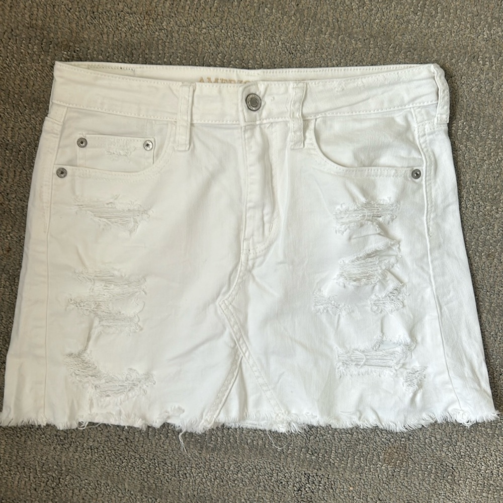American Eagle - High-waisted, stretch mini skirt